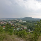 Panorama of the Devin castle from Sandberg